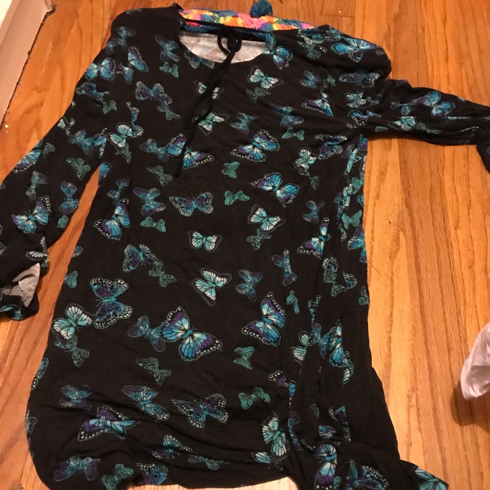 A black dress